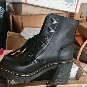 Dr. Martens Black Lace-Up Women's Boots